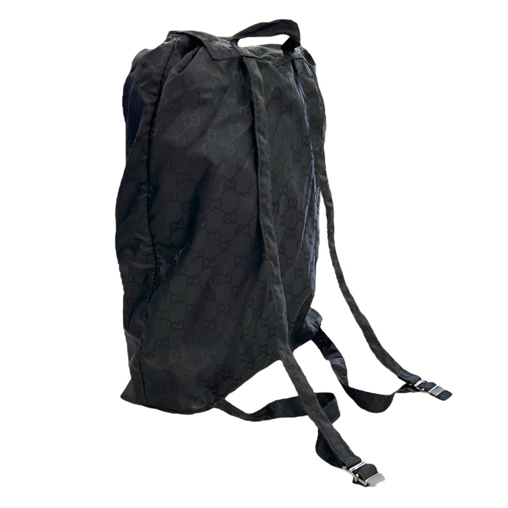 Gucci Monogram Nylon Bear Charm Backpack - image 4